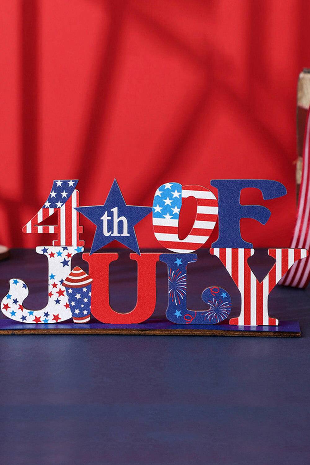 Independence Day Wood Decorative Ornament - Carri's Cache