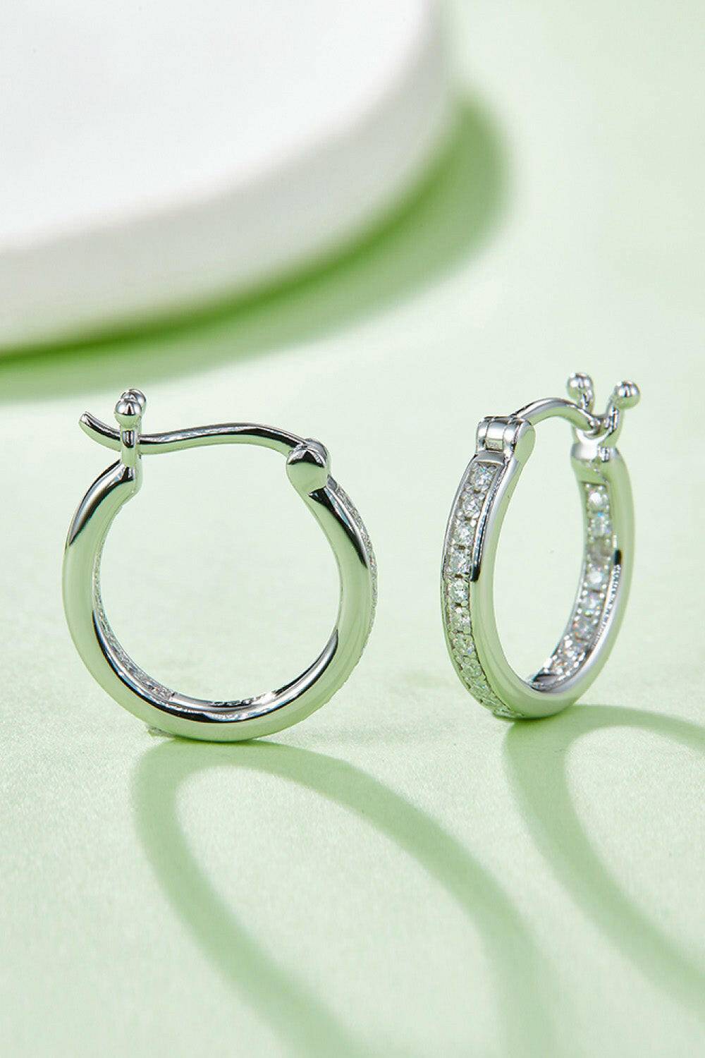 Moissanite 925 Sterling Silver Earrings - Carri's Cache