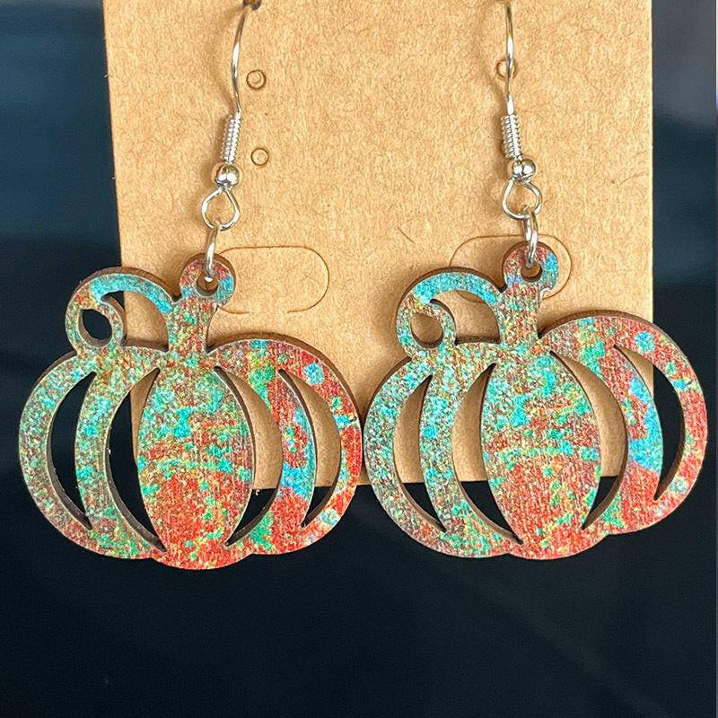 Wooden Dangle Earrings - Carri's Cache