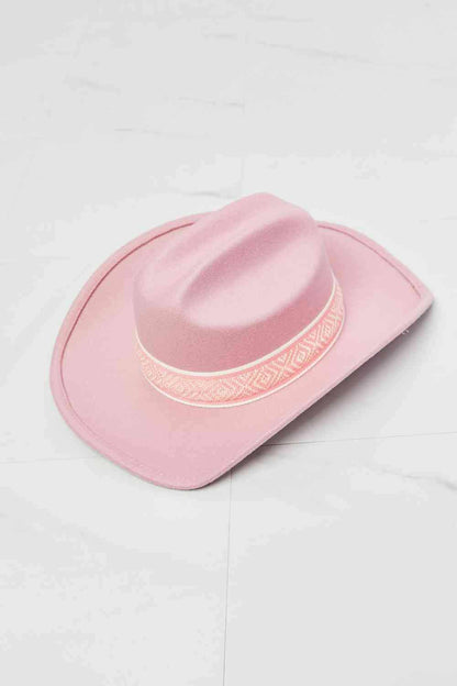 Fame Western Cutie Cowboy Hat in Pink - Carri's Cache