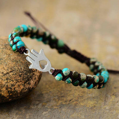 Turquoise Beaded Bracelet - Carri's Cache