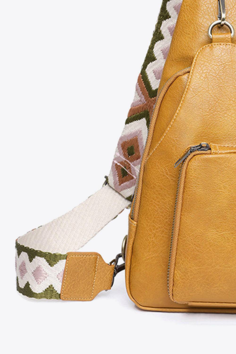 Take A Trip PU Leather Sling Bag - Carri's Cache