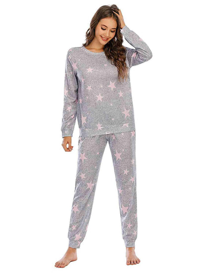 Star Top and Pants Lounge Set - Carri's Cache