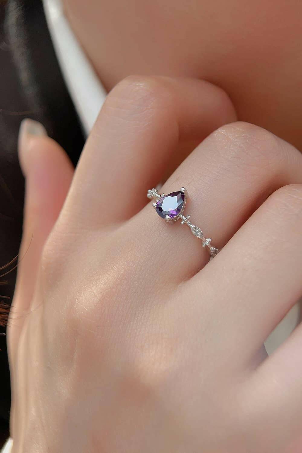 Amethyst 925 Sterling Silver Ring - Carri's Cache