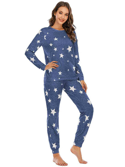 Star Top and Pants Lounge Set - Carri's Cache