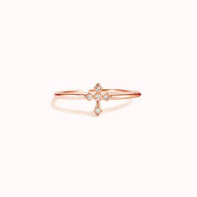 925 Sterling Silver Cross Ring - Carri's Cache