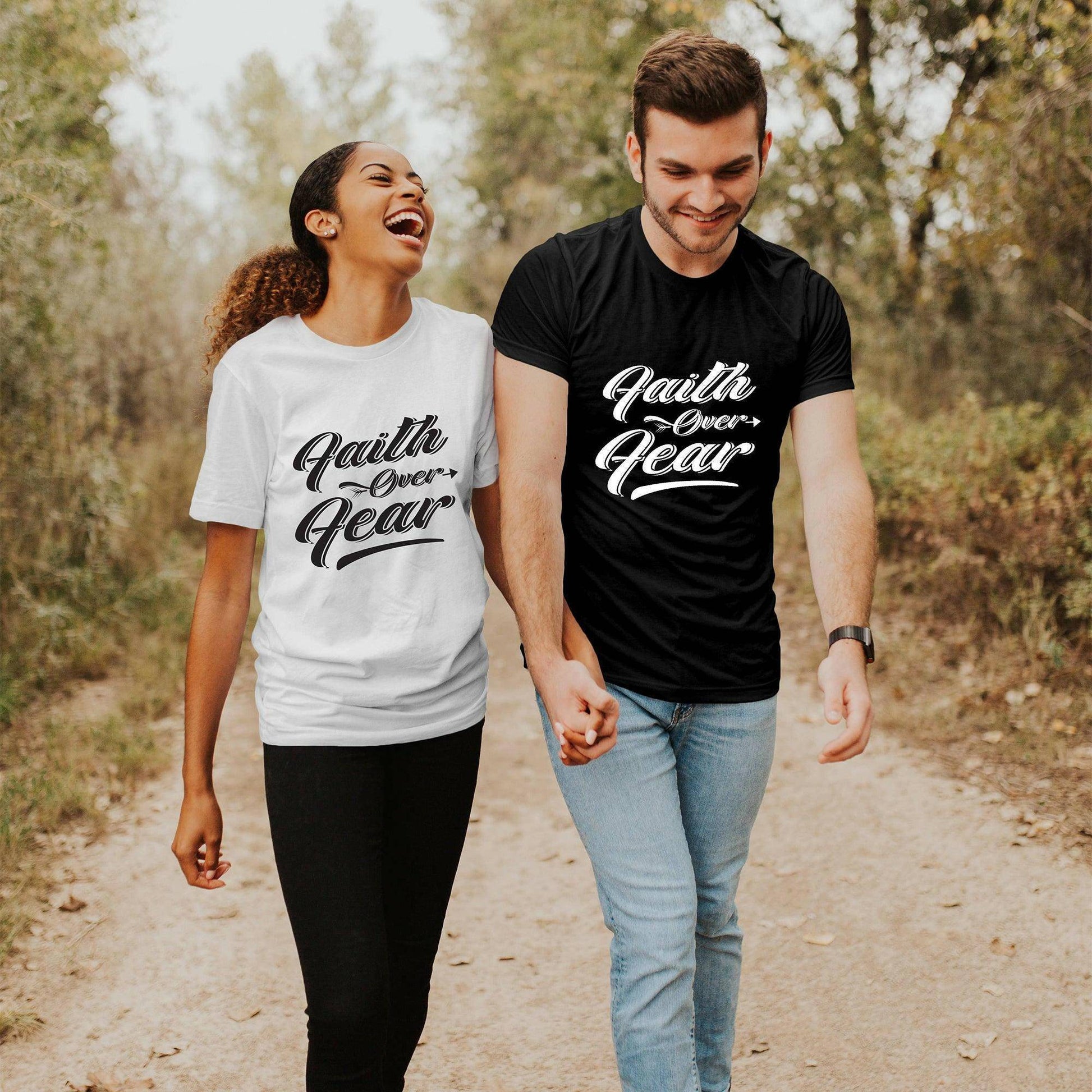 Faith Over Fear, Christian Unisex Tee - Carri's Cache