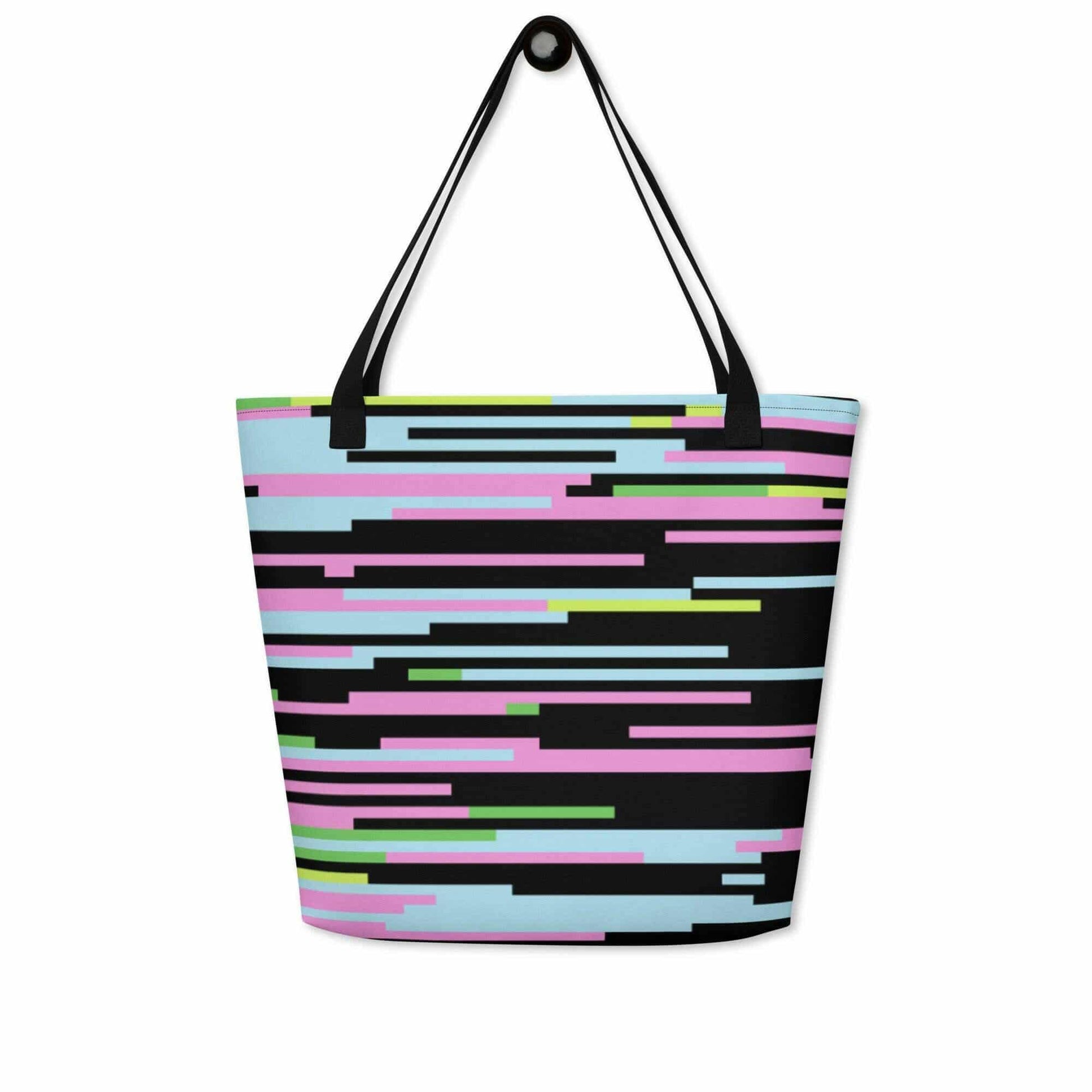 Retro Print Large Tote Bag - Carri's Cache