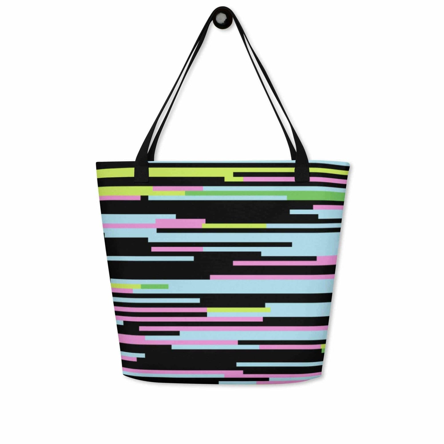 Retro Print Large Tote Bag - Carri's Cache