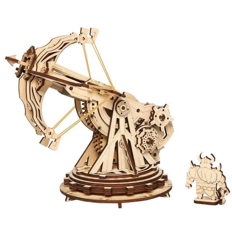 Robotime 3D Wooden Puzzle Medieval Siege Weapons Game Assembly Set Gift for Children Teens Adult War Strategy Toy KW401 KW801 - Carri's Cache