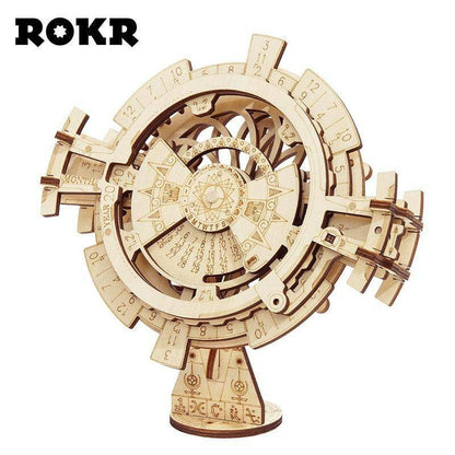 Robotime ROKR DIY 3D Wooden Puzzle Mechanical Gear Drive Model Building Kit Toys Gift for Children Adult Teens - Carri's Cache