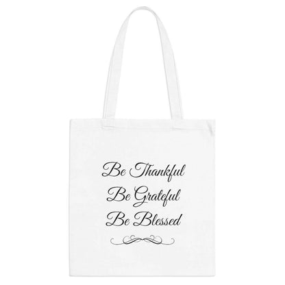 Thankful, Grateful, Blessed Tote Bag - Carri's Cache